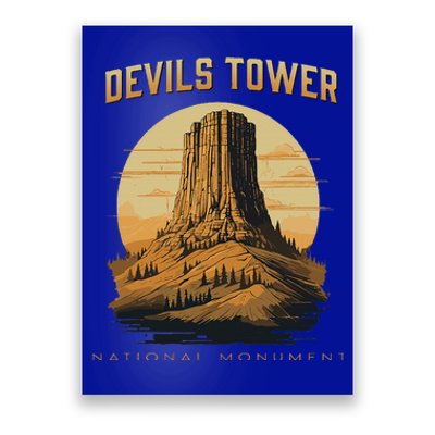 Devils Tower National Monument Wyoming Poster