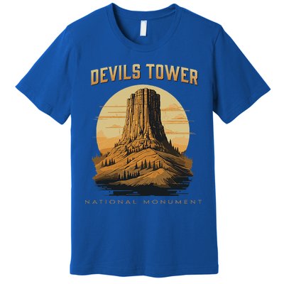 Devils Tower National Monument Wyoming Premium T-Shirt