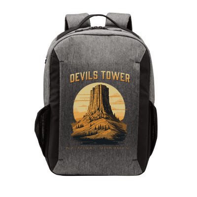 Devils Tower National Monument Wyoming Vector Backpack