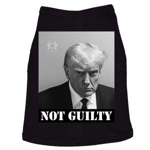 Donald Trump Not Guilty Mugshot Doggie Tank