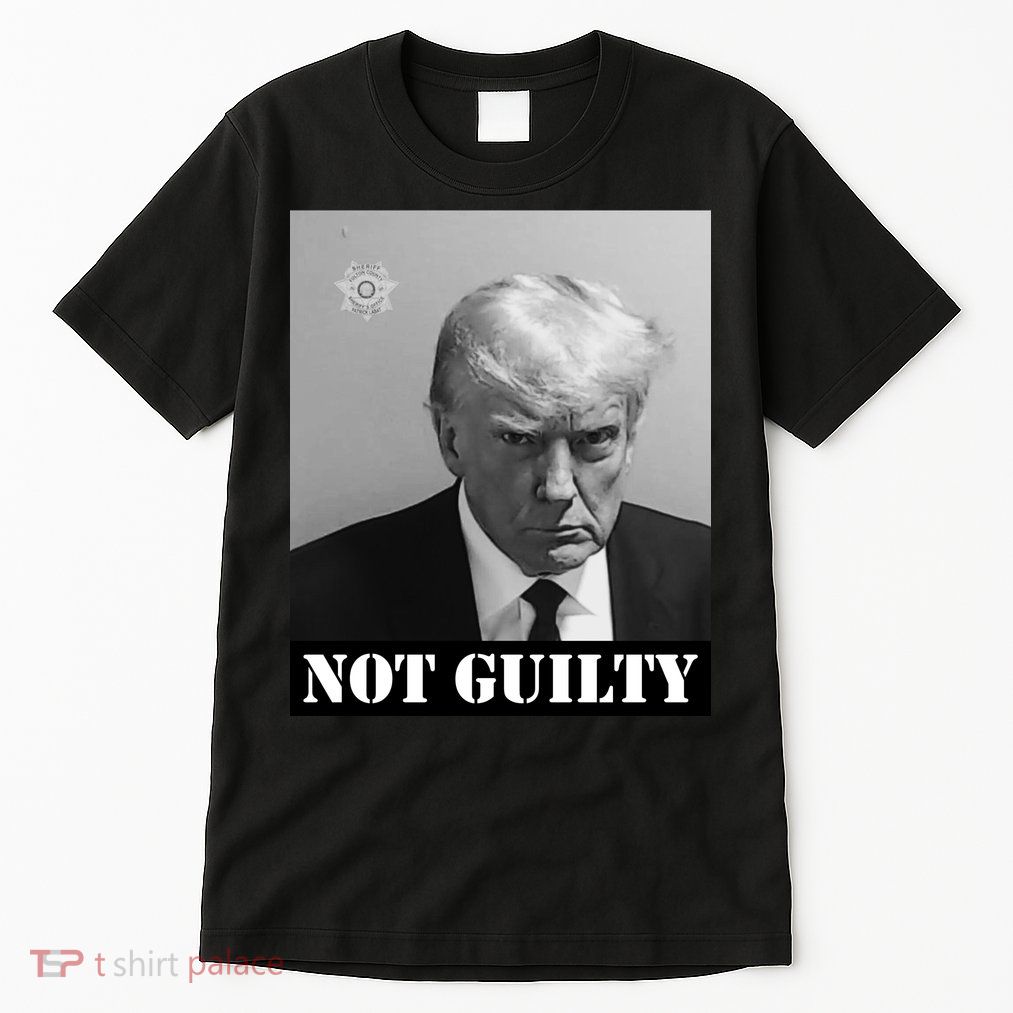 Donald Trump Not Guilty Mugshot Tall T-Shirt