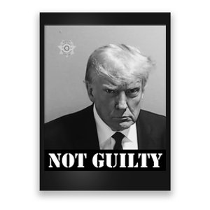 Donald Trump Not Guilty Mugshot Poster