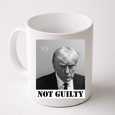 Donald Trump Not Guilty Mugshot Coffee Mug