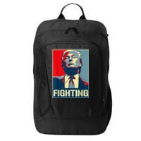 Donald Trump Never Stop Fighting To Save America City Backpack