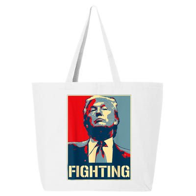 Donald Trump Never Stop Fighting To Save America 25L Jumbo Tote