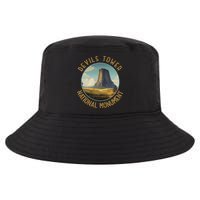 Devils Tower National Monument Distressed Circle Cool Comfort Performance Bucket Hat