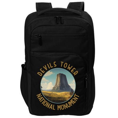 Devils Tower National Monument Distressed Circle Impact Tech Backpack