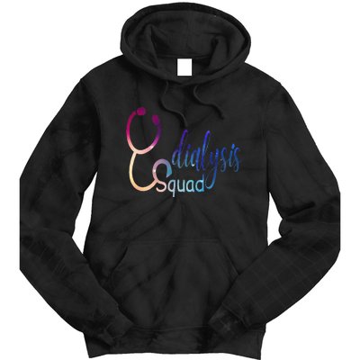 Dialysis Technician Nephrology Kidney Nurse Tie Dye Hoodie