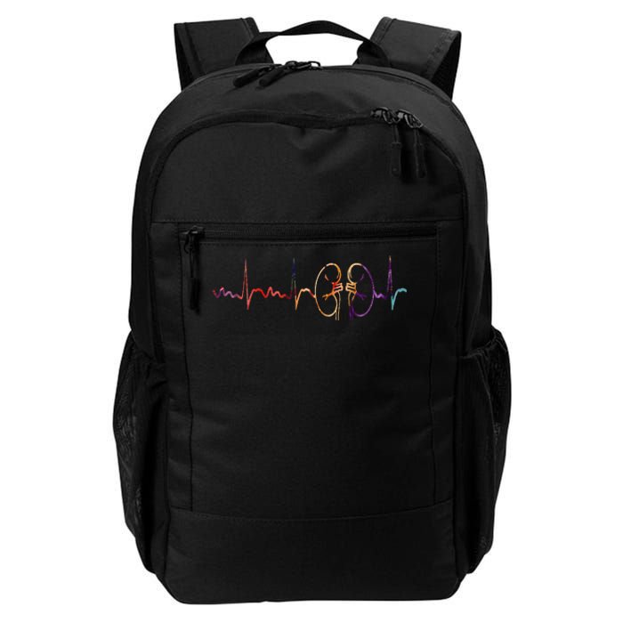 Dialysis Technician Nurse Kidney Heartbeat Awareness Daily Commute Backpack