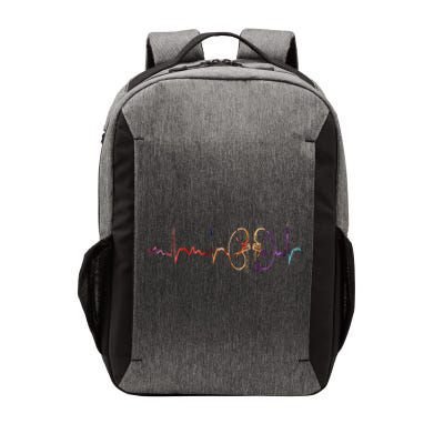 Dialysis Technician Nurse Kidney Heartbeat Awareness Vector Backpack