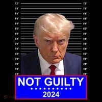 Donald Trump Not Guilty 2024 Mugshot Politcal 16 in Basic Backpack