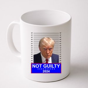 Donald Trump Not Guilty 2024 Mugshot Politcal Coffee Mug