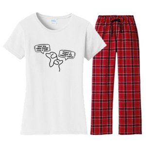 Does The Name Pavlov Ring A Bell Women's Flannel Pajama Set