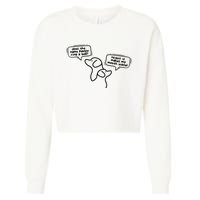 Does The Name Pavlov Ring A Bell Cropped Pullover Crew