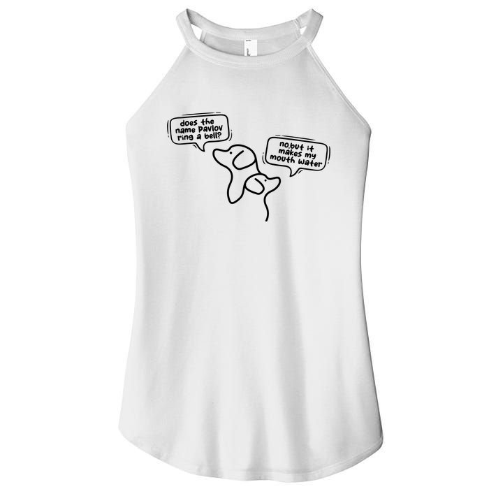 Does The Name Pavlov Ring A Bell Women's Perfect Tri Rocker Tank