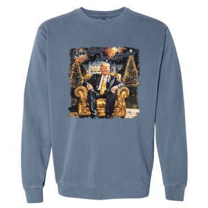 Donald Trump New Year New America 2025 Garment-Dyed Sweatshirt