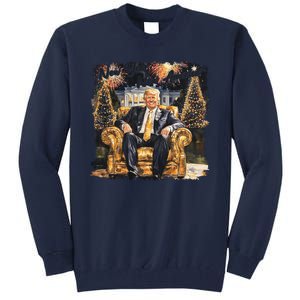 Donald Trump New Year New America 2025 Tall Sweatshirt