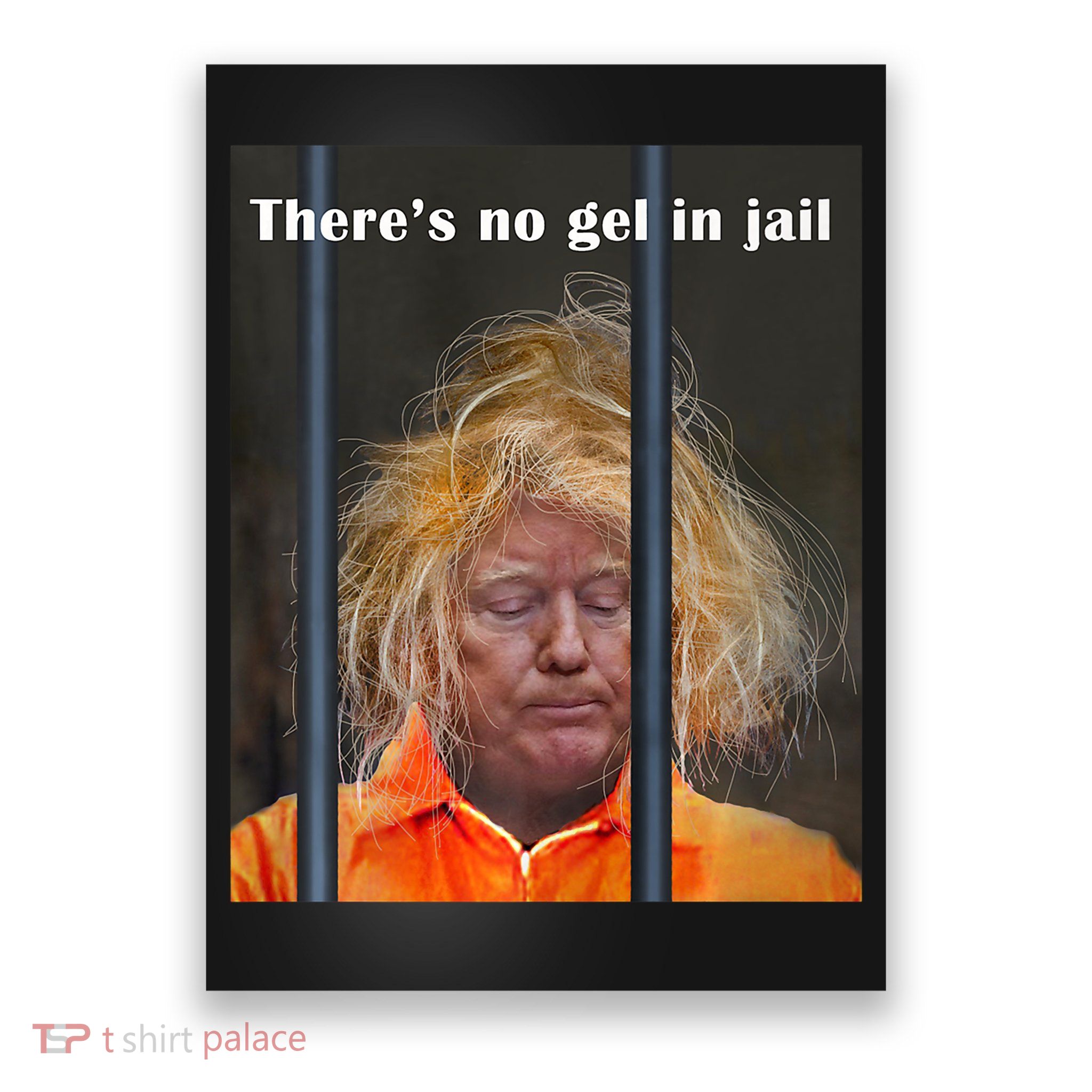 Donald Trump No Gel In Jail Poster