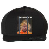 Donald Trump No Gel In Jail Wool Snapback Cap