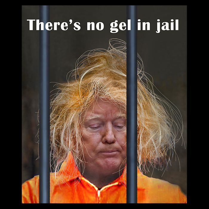 Donald Trump No Gel In Jail Zip Tote Bag