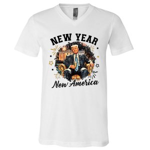 Donald Trump New New New America V-Neck T-Shirt