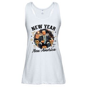 Donald Trump New New New America Ladies Essential Flowy Tank