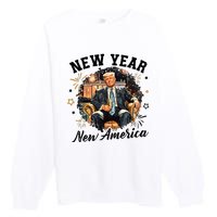 Donald Trump New New New America Premium Crewneck Sweatshirt