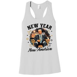 Donald Trump New New New America Women's Racerback Tank