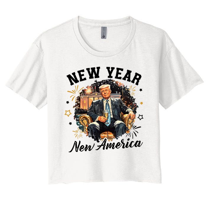 Donald Trump New New New America Women's Crop Top Tee