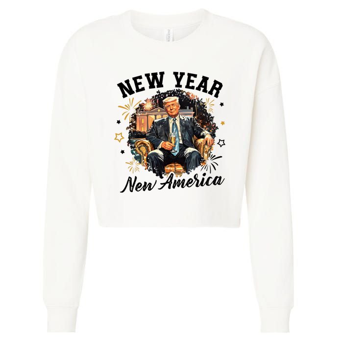 Donald Trump New New New America Cropped Pullover Crew