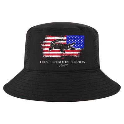 Dont Tread On Florida Governor Flag Alligator DeSantis 2021 Cool Comfort Performance Bucket Hat