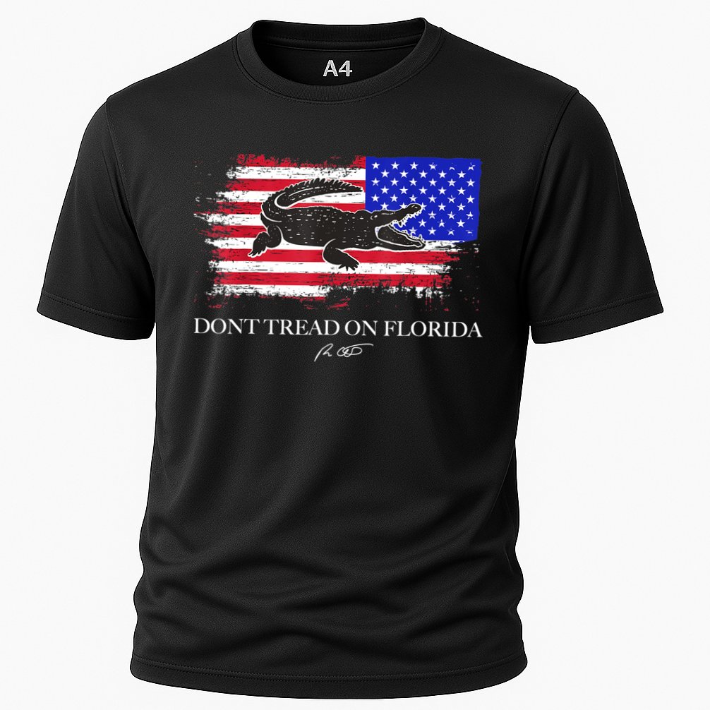 Dont Tread On Florida Governor Flag Alligator DeSantis 2021 Performance Shirt