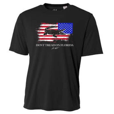 Dont Tread On Florida Governor Flag Alligator DeSantis 2021 Cooling Performance Crew T-Shirt