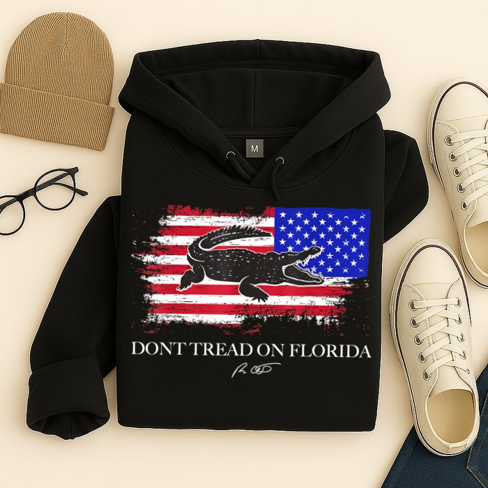 Dont Tread On Florida Governor Flag Alligator DeSantis 2021 Hoodie