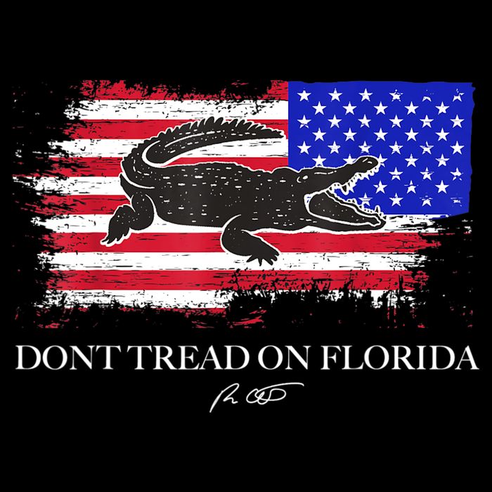 Dont Tread On Florida Governor Flag Alligator DeSantis 2021 Hoodie