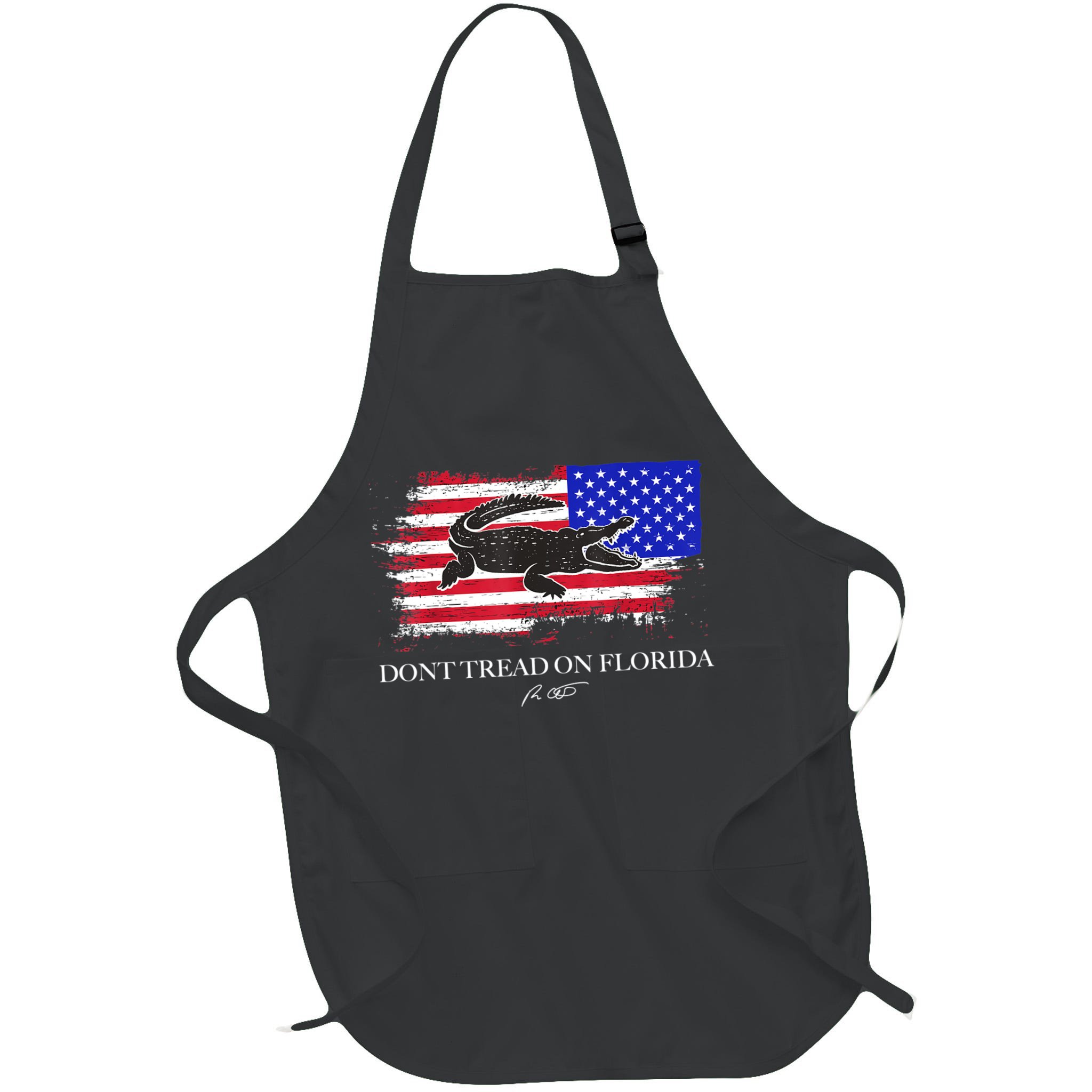 Dont Tread On Florida Governor Flag Alligator DeSantis 2021 Apron