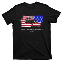 Dont Tread On Florida Governor Flag Alligator DeSantis 2021 T-Shirt