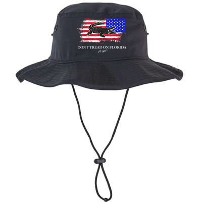 Dont Tread On Florida Governor Flag Alligator DeSantis 2021 Bucket Hat
