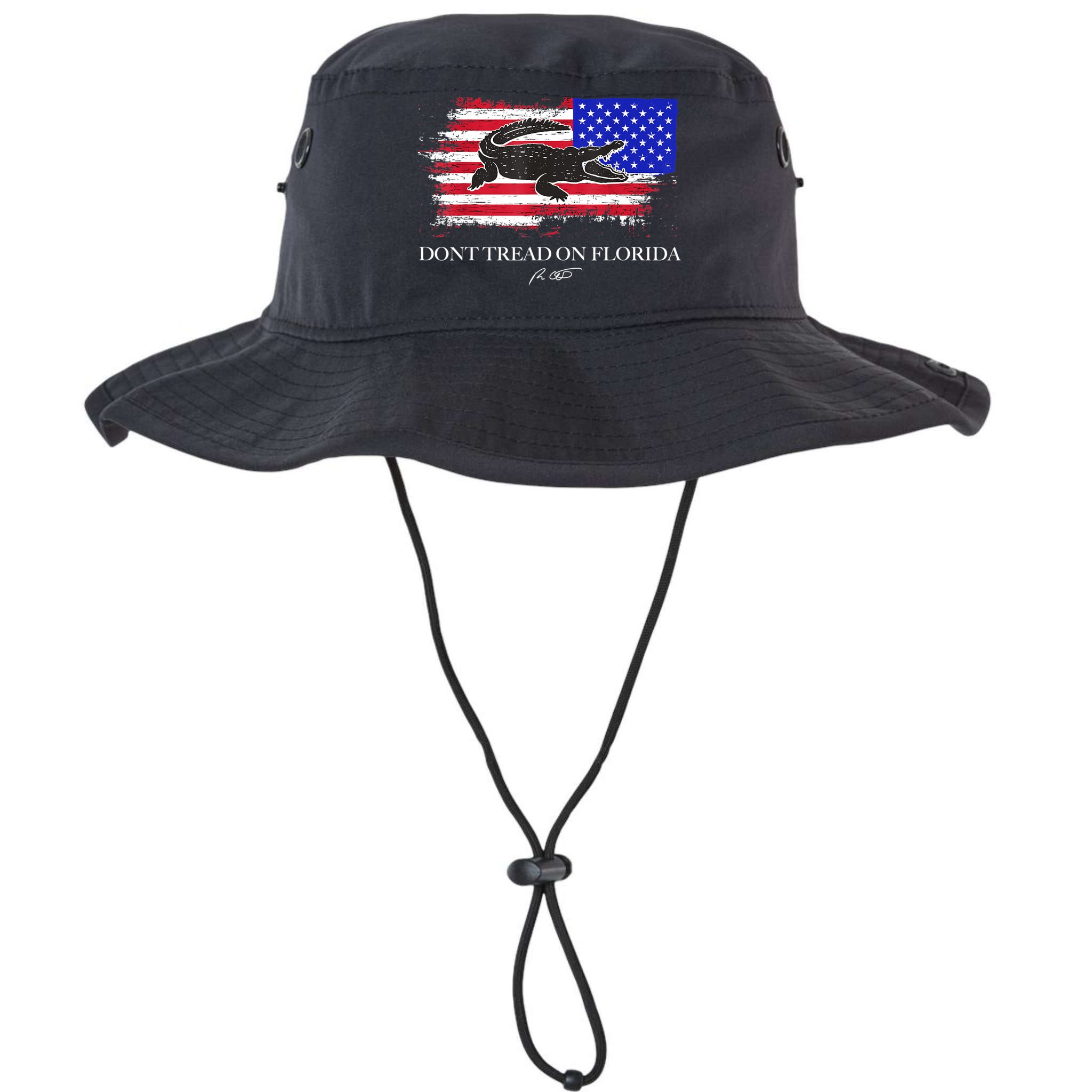 Dont Tread On Florida Governor Flag Alligator DeSantis 2021 Bucket Hat
