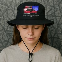 Dont Tread On Florida Governor Flag Alligator DeSantis 2021 Bucket Hat