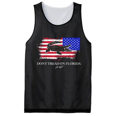 Dont Tread On Florida Governor Flag Alligator DeSantis 2021 Mesh Reversible Basketball Jersey Tank