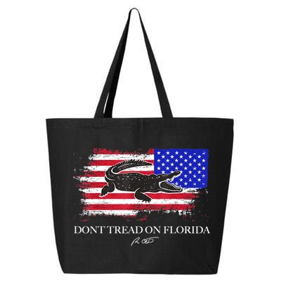 Dont Tread On Florida Governor Flag Alligator DeSantis 2021 25L Jumbo Tote