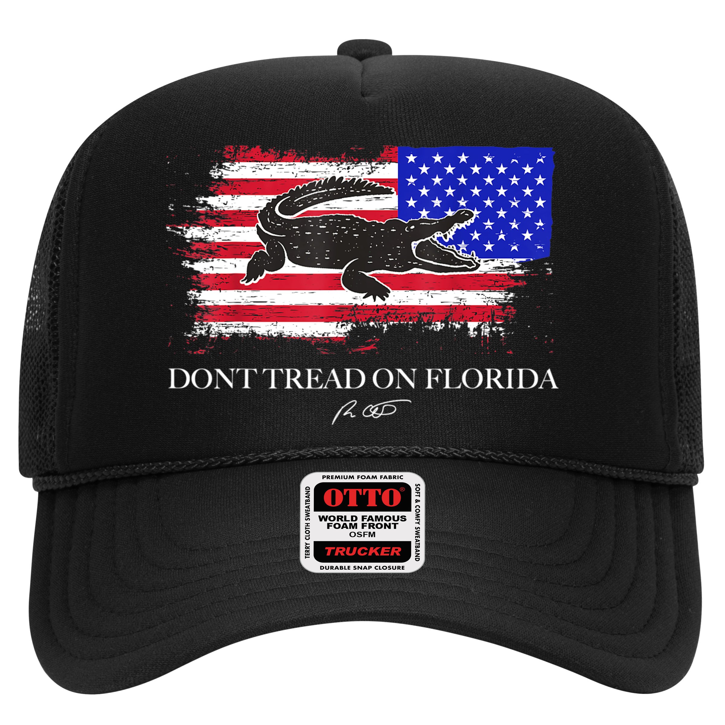 Dont Tread On Florida Governor Flag Alligator DeSantis 2021 Hat