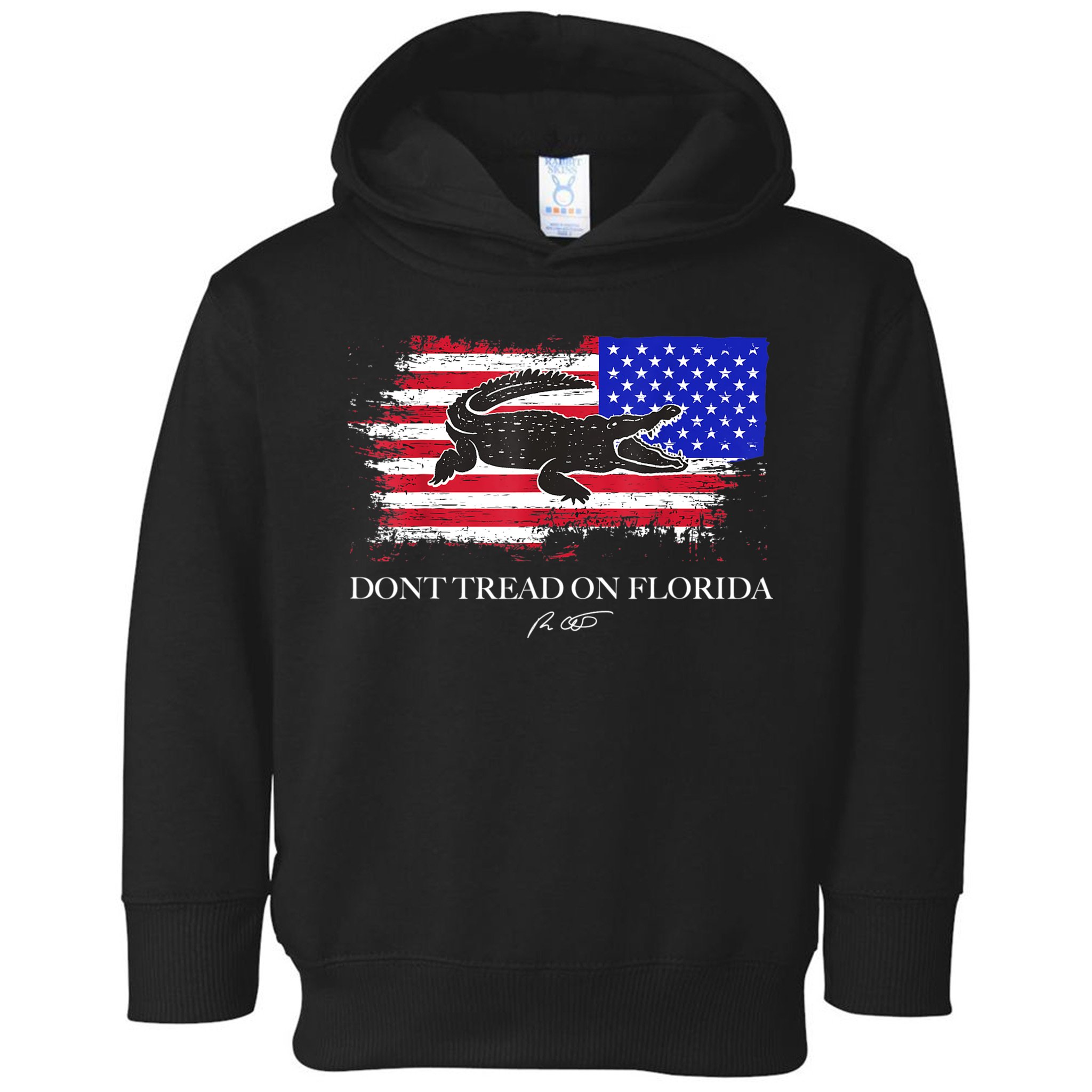 Dont Tread On Florida Governor Flag Alligator DeSantis 2021 Toddler Hoodie
