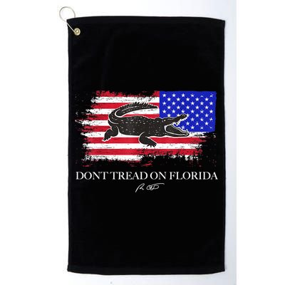 Dont Tread On Florida Governor Flag Alligator DeSantis 2021 Golf Towel