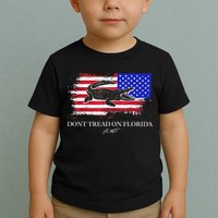 Dont Tread On Florida Governor Flag Alligator DeSantis 2021 Toddler T-Shirt