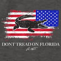 Dont Tread On Florida Governor Flag Alligator DeSantis 2021 Vector Backpack