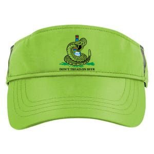 Dont Tread On Beer Funny Patriot America Usa Freedom Lover Gift Adult Drive Performance Visor