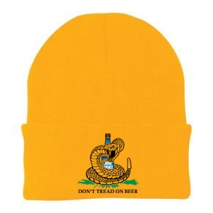 Dont Tread On Beer Funny Patriot America Usa Freedom Lover Gift Knit Cap Winter Beanie