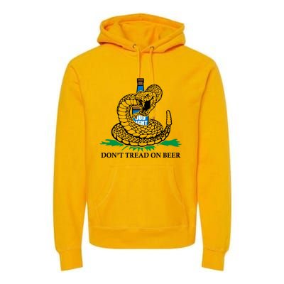 Dont Tread On Beer Funny Patriot America Usa Freedom Lover Gift Premium Hoodie